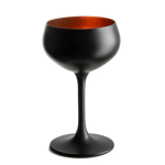 Black Champagne Cocktail Glass Coupe 21cl Oro Nero