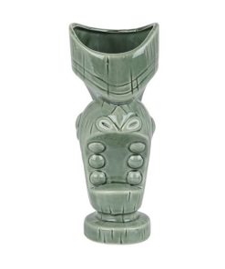 3404 Ceramic Large Mouth Tiki Mug 650ml Jungle Green 600x600