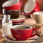 Barista Red Saucer 6"