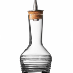 Handmade Crystal Bitters Bottle Horizontal Cut 9cl