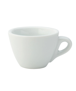 Barista Flat White White Cup