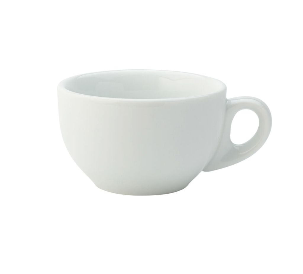 Barista Latte White Cup