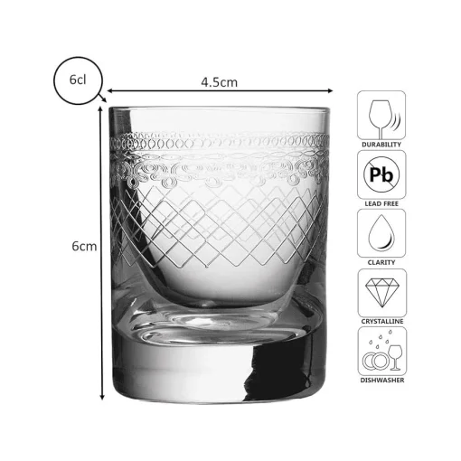 1910 Shot Glass 6cl