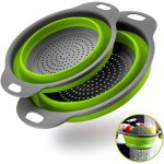 Set of 2 Collapsible Kitchen Colanders