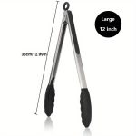 Ergonomic Silicone-Tip Kitchen Tongs. Heat resistant. Perfect for homes and restaurants. Kitchen Gadgets, Kitchen Stuff, Kitchen Accessories. 