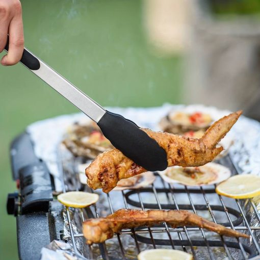 Ergonomic Silicone-Tip Kitchen Tongs. Heat resistant. Perfect for homes and restaurants. Kitchen Gadgets, Kitchen Stuff, Kitchen Accessories. 