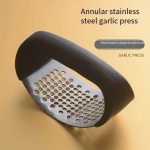 Stainless Steel Manual Garlic Crusher - Image 4