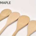 4-Piece Maple Wood Spoon Set - Image 2
