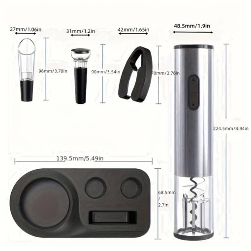 5 in 1 set of electric bottle opener