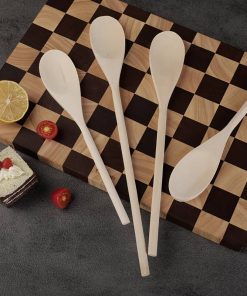 4-Piece Maple Wood Spoon Set