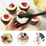 6pcs Silicone Spatula Spatula, Cake Cream Spatula, High Temperature Resistant Food Grade Silicone Cooking Set