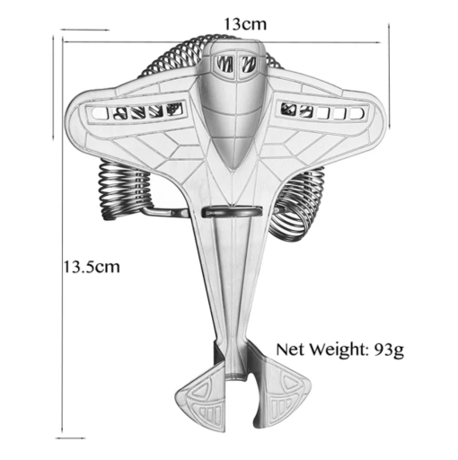 Fighter Plane Shape Design Hawthorne Strainer