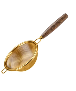 Stainless Steel Strainer with wooden handle - 16.5cm