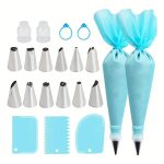 21pcs Piping Bags And Tips Set