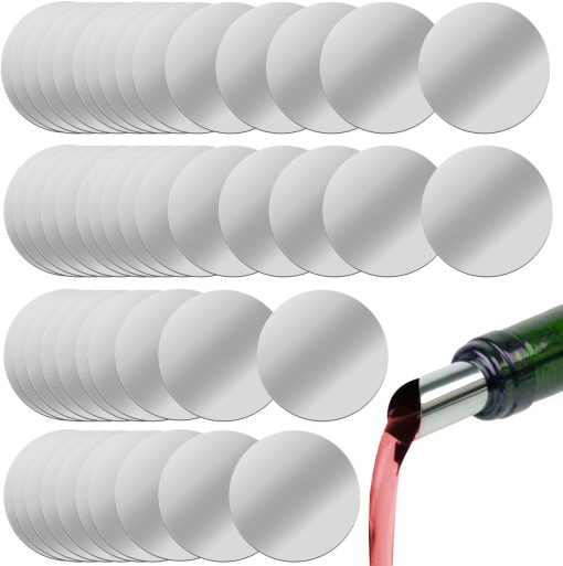 Wine Pourer Disk Silver