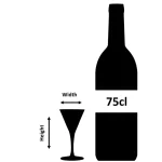 Mini Martini Glass Verdot 4.5cl - Image 2